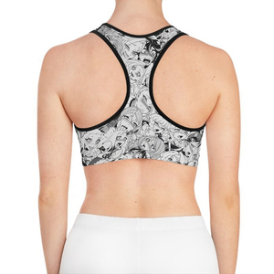 Sujetador deportivo sin costuras de alta sujeción para gimnasio, tallas grandes, sin espalda, tipo crop, para yoga y fitness, con efecto push-up, con OEM ODM - Product Image 5