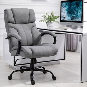 Sedia da Ufficio Ergonomica Direzionale per Persone Alte e Robuste (fino a 227 kg) con Seduta Larga, Altezza Regolabile e Ruote Girevoli - Product Image 6