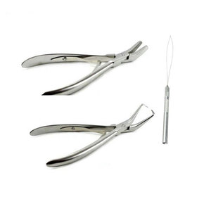 Kit d'outils professionnels en acier inoxydable de haute qualité pour l'application et le retrait d'extensions de cheveux à bandes adhésives – Vente en gros - Product Image 2