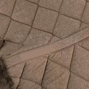 Tapis de selle d'équitation en coton doux, confortable, absorbant la transpiration, avec design cousu durable - Product Image 5
