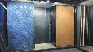 Factory Sale Modern Eco-Friendly Customized Panel Size Adjustable Ceramic Tile Marble Quartz Granite Freestanding Metal <b>Floating</b> - Product Image 6