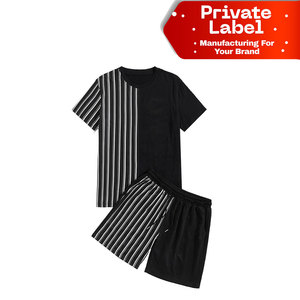 Ensemble chemise et short en lin pour homme, vente en gros d'usine, tenue décontractée minimaliste, design personnalisé, ensemble short en lin écologique pour homme - Product Image 1