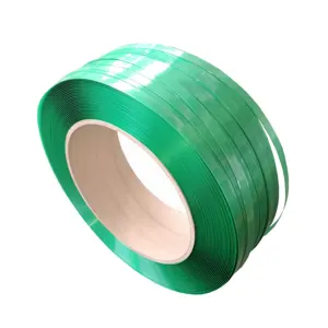 भारत के पालतू बैंड फैक्टरी मल्टीपैक उच्च गुणवत्ता वाले हरे चिकनी उभरा प्लास्टिक पैकिंग बंडल स्ट्रैप पालतू पैकिंग बेल्ट स्ट्रैप पट्टी पट्टी पट्टी
