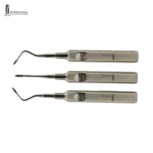 Juego de Elevadores Dentales de Acero Inoxidable Alemán Heidbrink 3 Piezas FJI-EL-4071 Ligeros Reutilizables Manuales para Cirugía Oral CE - Product Image 6