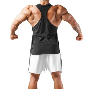 Vêtements de sport décontractés de qualité supérieure avec poches latérales rayées 100% coton Short de course d'entraînement personnalisé Short de basket-ball pour hommes - Product Image 6