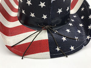 Sombrero de Vaquero de Poliéster de Alta Calidad, Estilo Americano de Exportación, para Viajes, Verano, Casual, Moderno, Tejido Suave y Transpirable - Product Image 3
