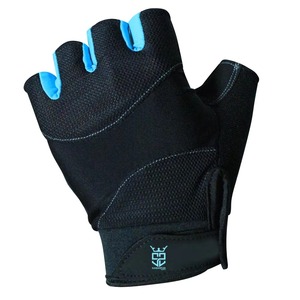 Guantes de Gimnasio de Medio Dedo Scalenight, de Cuero y Malla Transpirable, para Levantamiento de Pesas, Entrenamiento Físico, Antideslizantes, con Correa de Muñeca Ajustable, Unisex - Product Image 4