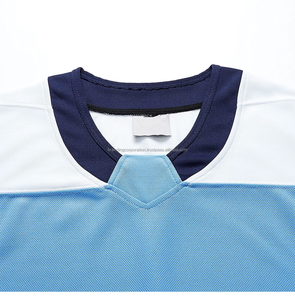 Tissu léger de haute qualité Logo d'équipe personnalisé durable Vêtements de hockey sur glace pour les jeunes Usine Technique de sublimation en gros - Product Image 5