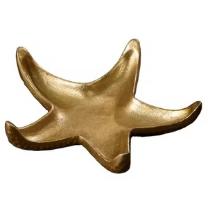 Objet décoratif, plat de service en métal, artisanat, bol à salade de fruits de luxe, vaisselle, bols, présentoir à bonbons et chocolats, bol rond de luxe - Product Image 4