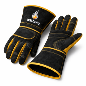 Gants de soudage en cuir robustes de qualité supérieure, résistants à la chaleur, pour la sécurité industrielle, nouvelle arrivée 2026, gants de sécurité 2026 - Product Image 2
