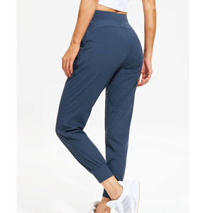 Pantalon de jogging taille haute pour femme, séchage rapide, respirant, en toile, couleur unie, pour l'hiver, la course, la randonnée, le streetwear, décontracté et durable - Product Image 3