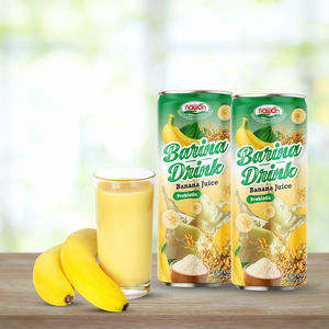 Nouveau jus de banane à base de plantes avec prébiotiques boisson riz infusé 320ML boîte Barina boissons NAWON fabricant de boissons échantillon gratuit - Product Image 2