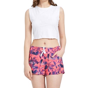 Luxury Holiday Swim Shorts Breathable Material Soft <b>Elastic</b> Waist Ideal Beach Style Women Beach Short - Product Image 1