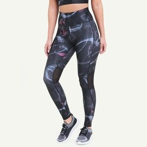 Leggings Capri pour femmes grandes tailles, taille haute élastique avec cordon de serrage, couleur unie, séchage rapide, décontractés, pour entraînement, yoga, course à pied, fitness - Product Image 6