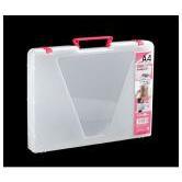 Caso di maniglia di File rosa A4 per un maggiore Appeal visivo e organizzazione - Product Image 1