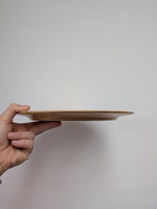 Plateau de service en bois massif, finition naturelle, plat en bois sans danger pour les aliments - Product Image 4