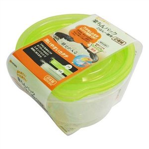 ภาชนะเก็บข้าวแข็ง2แพ็คสำหรับเก็บและถนอมอาหาร - Product Image 1