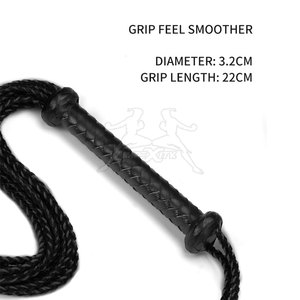 Fouet à cheval classique, construction équilibrée, doté d'un savoir-faire de qualité et de confort optimal - Product Image 3