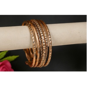 Conjunto de Pulseras de Bronce Grabadas con Diseño Ritual Antiguo, Brazalete Estilo Runa con Punta Aplanada y Grabado a Mano - Product Image 6