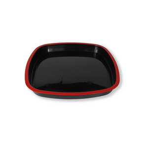 High Quality DKM30 Black Square <b>Plastic</b> Food Tray Blister Process Serving Plate Vietnam Supplier - Product Image 4