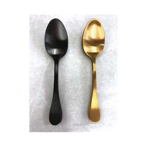 Silver <b>Bamboo</b> Design Handle Serving Spoon Set Metal <b>Mirror</b> Polished Decorative Salad Servers Luxury Design Salad Spoon - Product Image 2