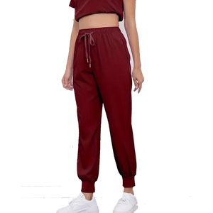 Pantalons pour femmes, style streetwear, hiver, toile, coupe ajustée, haute qualité, 100% coton, fabricant OEM, vente en gros, prix bas - Product Image 6