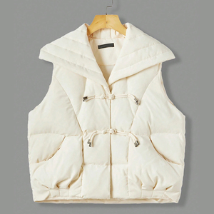 puffer vests fashion fall winter woman clothes coat equestrian fashion padded sleeveless <b>jacket</b> quilted women puffer vests - Product Image 2