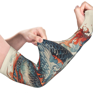Mangas para brazos de fútbol americano con material elástico cómodo y de secado rápido, mangas largas para brazos de fútbol americano para hombre - Product Image 1