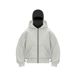 Vêtements pour hommes, sweat à capuche zippé doré, coton molletonné, chaud, respirant, streetwear, tenue élégante, vêtements modernes et tendance - Product Image 1