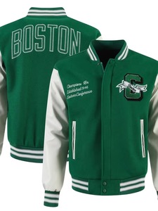 High Quality 100% Cotton Manufacturer Embroidery Patch <b>Men</b> College Custom Logo Eco-Friendly Breathable <b>Summer</b> Baseball <b>Jacket</b> - Product Image 1
