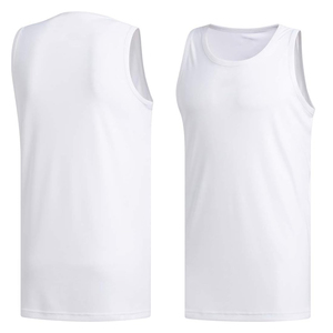 OEM Customized Men's <b>Tank</b> <b>Top</b> Knitted Breathable Quick Dry <b>Vintage</b> Style 100% Cotton High Quality Fitness Gym Wear Use - Product Image 3
