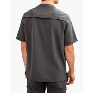 ชุดยูนิฟอร์มพยาบาลสำหรับผู้หญิงและผู้ชาย คอวี เสื้อและกางเกงลำลอง ชุดทำงาน ชุดสครับสำหรับพยาบาล - Product Image 3