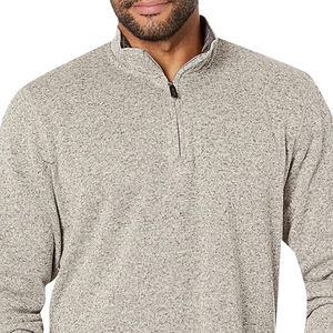 Sweat-shirt homme demi-zippé en coton 100% respirant et écologique, personnalisable avec logo, idéal pour l'hiver - Meilleur prix - Product Image 4
