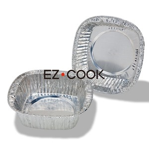 Contenedor de aluminio para olla de ramen (600 piezas) estilo restaurante, vajilla profesional asiática, bandejas de cocina innovadoras apilables - Product Image 1