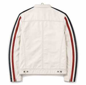 Chaqueta de Mezclilla y Cuero Unisex de Alta Calidad Personalizable, 100% Algodón, Estilo Casual para Invierno con Logotipo Bordado - Product Image 2