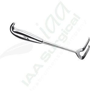 Écarteur chirurgical Ollier 25 mm 25 cm manuel en acier inoxydable, instrument de chirurgie générale, classe I, certifié CE, usage hospitalier - Product Image 3