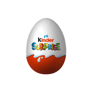 Kiinder Surprise Bulk Order Option Discounted Wholesale Rates on Sweet Solid <b>Chocolate</b> Candy and Biscuit Patterned in Ball Form - Product Image 1