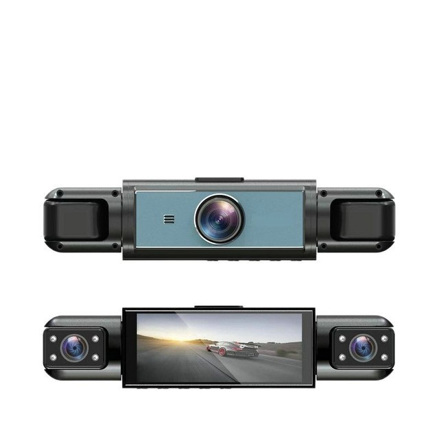 Car Camera 4-Lens 1080P HD Dash Cam with 2K Quad Recording and 165 Angle