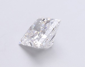 Diamant taille princesse 1,02 carat, couleur D, pureté VVS2, pierre cultivée en laboratoire CVD, polissage excellent, pour solitaire de fiançailles sur mesure. - Product Image 2
