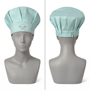 Gorras de Chef al Por Mayor a Precio de Fábrica OEM / Accesorios de Alta Calidad Unisex Impermeables de Poliéster/Algodón para Restaurantes - Product Image 2