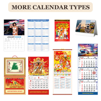 Calendrier de bureau en bois personnalisé avec logo 2027, calendrier de table personnalisé avec photo pour cadeaux promotionnels d'entreprise, vente en gros