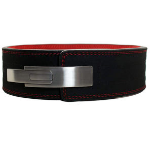 Ceinture de musculation en cuir de haute qualité avec boucle à levier, protection professionnelle, respirante et durable pour l'entraînement en salle de sport - Product Image 1