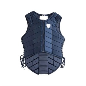 Chaleco Protector de Neopreno para Montar a Caballo para Mujer, Sin Mangas, Cierre de Cremallera, Color Sólido, Equipo Ecuestre Ligero - Product Image 4