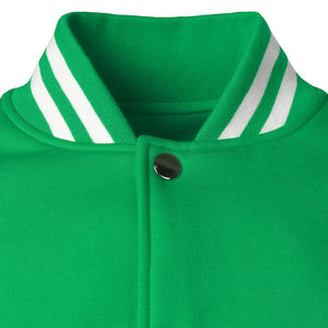 Veste d'hiver pour homme, veste de style letterman à rayures et bordures en tricot côtelé, veste de style letterman en mélange de laine, veste de style letterman décontractée, veste de style letterman personnalisée - Product Image 3