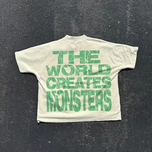 Camiseta Personalizada de Alta Calidad para Hombre, Corte Cuadrado, Estilo Urbano, Costuras en Contraste, Tejido Grueso - Product Image 3