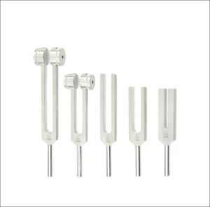 New Arrival Complete Medical Aluminum Tuning Fork Set 128Hz 256Hz 512Hz 1024Hz 2048Hz - Product Image 1