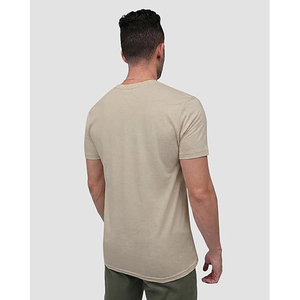 Men's Short Sleeve T-<b>Shirt</b> Chinese Style Hand-Painted Mountain Pine Tree Pattern O-Neck Regular Fit 100% Cotton Knitted - Product Image 2