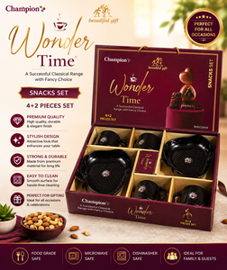 Juego de Regalo de 6 Tazones de Cristal con Brillo Mágico de Lujo, con Impresión, en Caja, para Servir, Vajilla Festiva, Fácil de Limpiar - Product Image 3