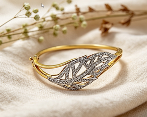 Art Palace Designer 925 Pulsera de moda de plata Cubic Zirconia Chapado en oro para ropa de fiesta - Product Image 2