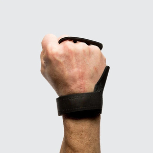 2026 Latest High Quality Gymnastics Grips 3 Hole Hand Grips Gymnastics Guard Palm Protectors Pull up <b>Bar</b> <b>Weight</b> Lifting - Product Image 6